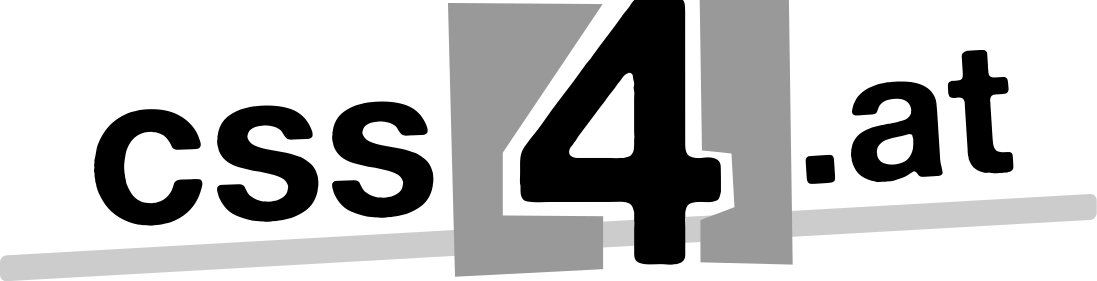 css4.at Logo in Schwarz